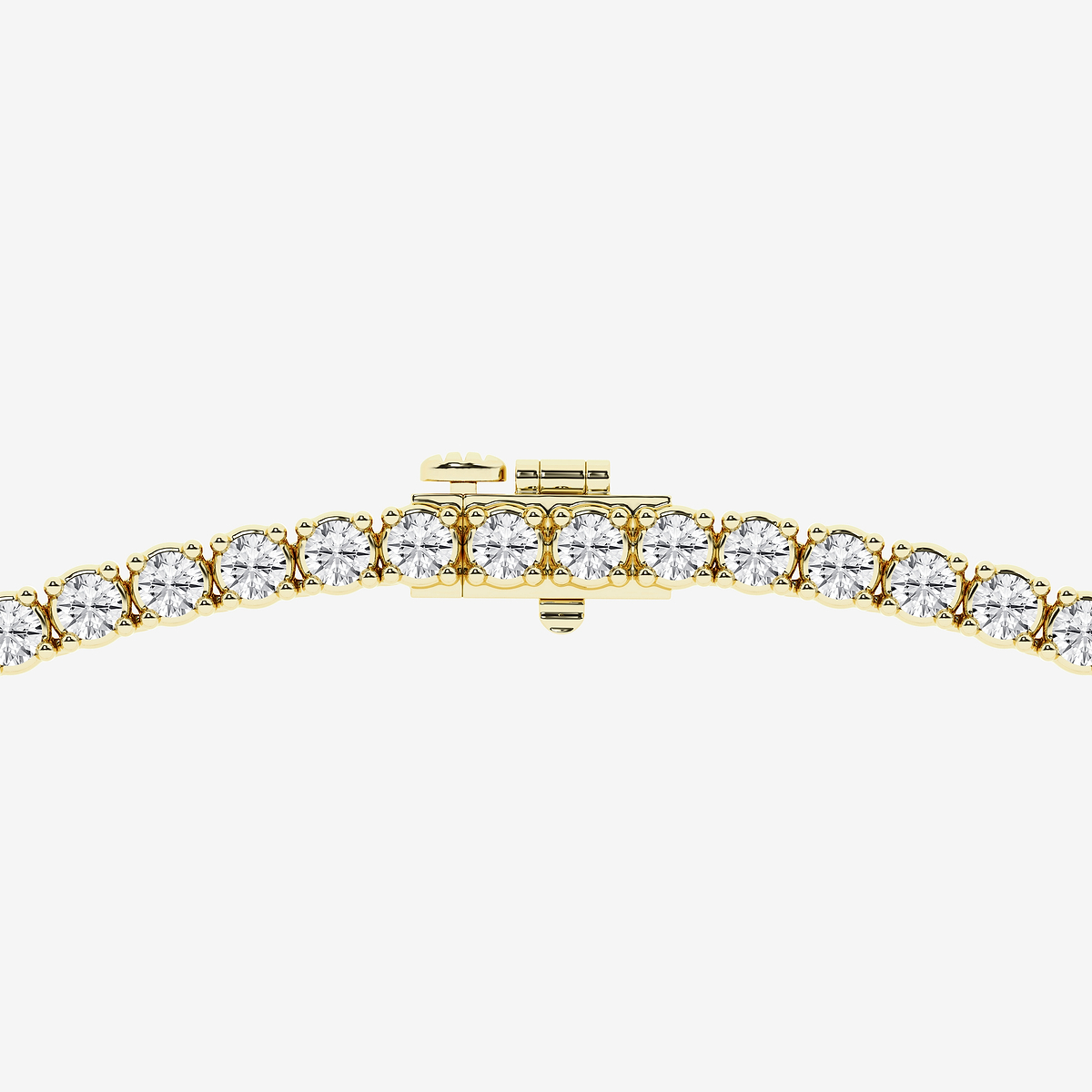 Additional Image 2 for  10 ctw Round Lab Grown Diamond Four Prong Graduated Tennis Necklace